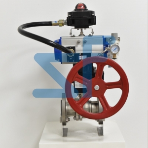 Pneumatic O-ring ball valve